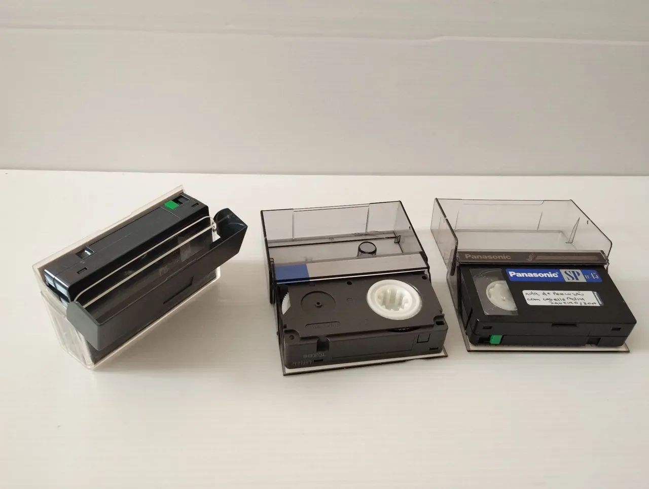 3 Fitas VHS-C Cassete Regraváveis - Fuji TDK Panasonic (impecáveis) - Foto 4