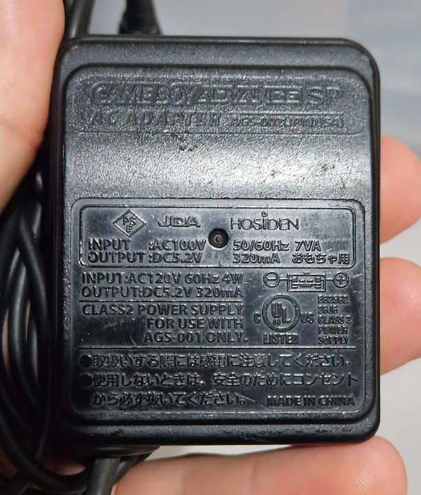 Carregador game boy advance sp gba-sp original ler descrição - Foto 2