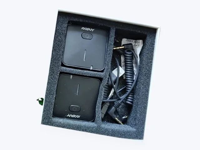 Microfone de Lapela S/Fio Andoer (profissional) - Foto 2