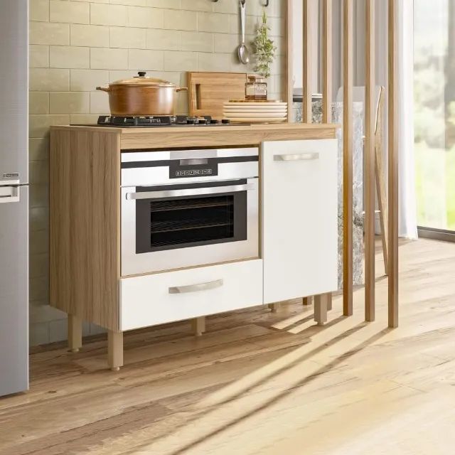 Balcão Fit P/ Cooktop 4 ou 5 Bocas (FAZEMOS ENTRAGA DF E ENTORNO) - Foto 2