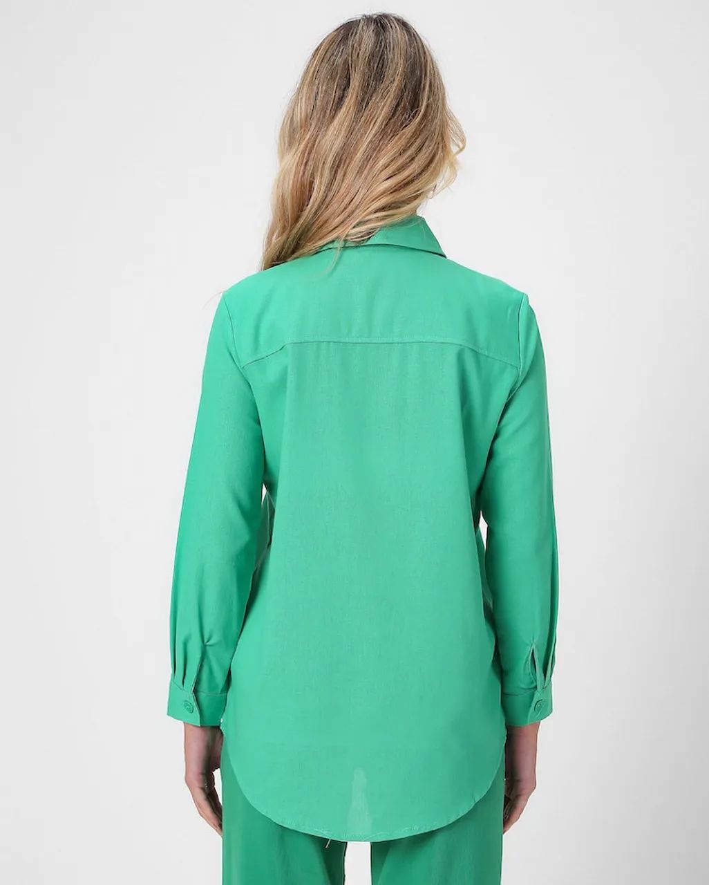 Camisa verde alfaiataria  - Foto 2