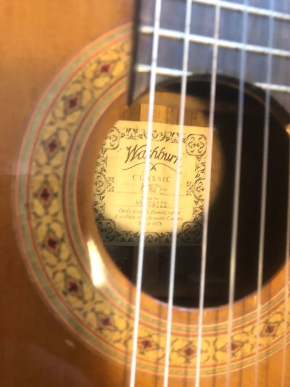 Violão Washburn C60CE - ano 1995 Cutway