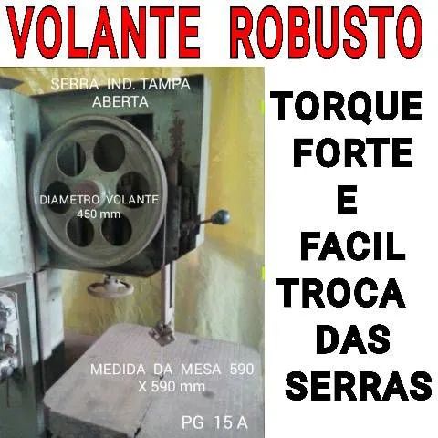 SERRA FITA INDUSTRIAL COM SOLDADADOR DE SERRA ACOPLADO ( ALT.1.89 MT X LARG.1.06 MT )  - Foto 6