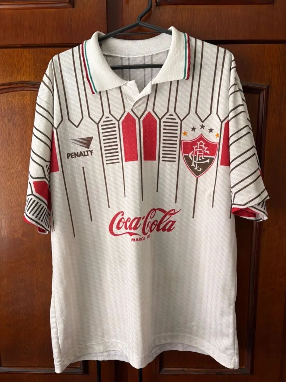 Camisa Fluminense - Penalty - 1992/1993 - Branca/Piano - Roupas