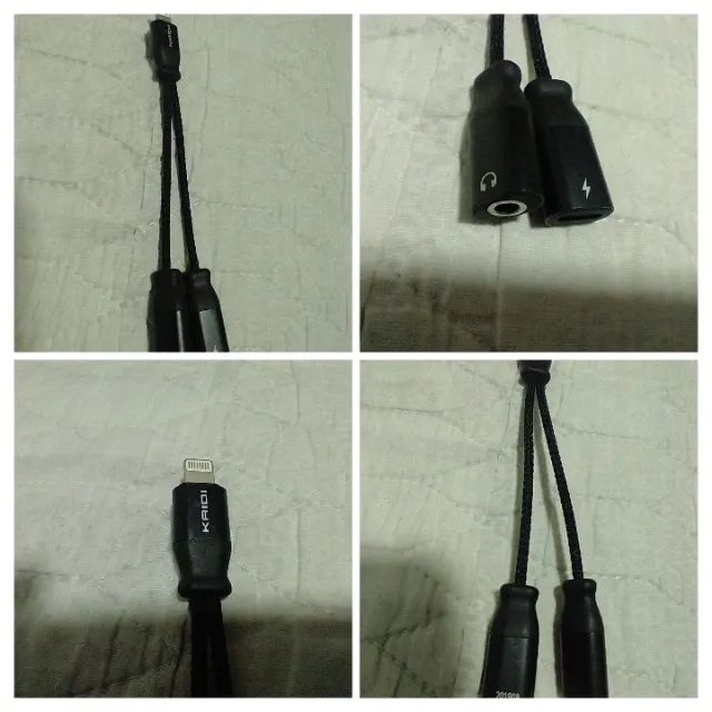 Adaptador Lightning para P2 Fone e Lightning Kaidi