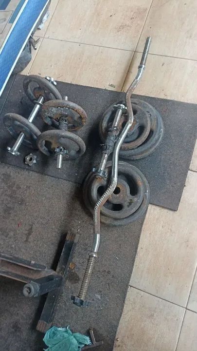 Banco de Musculação e Halteres - Foto 2