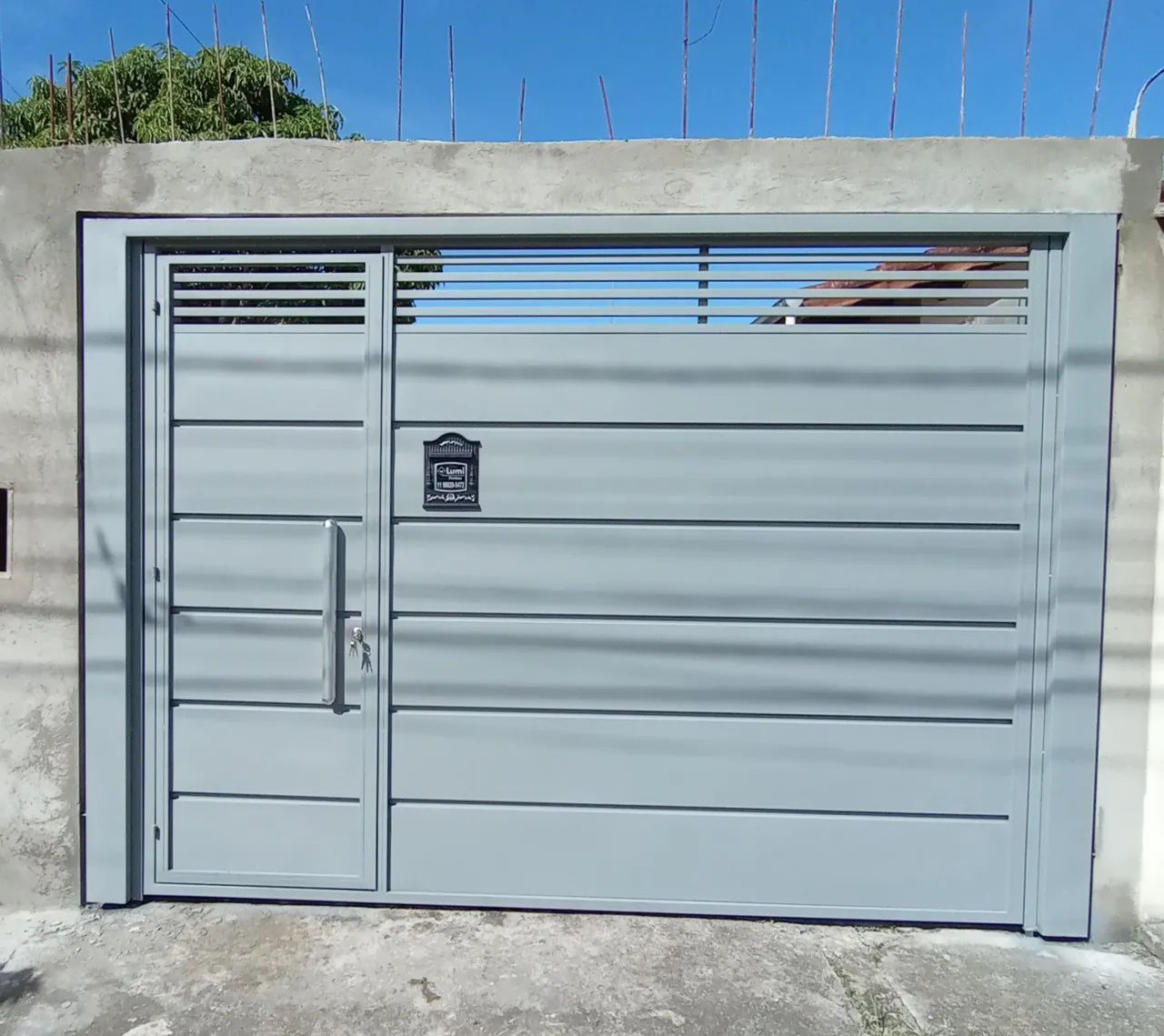 PORTÃO BASCULANTE, FERRO GALVANIZADO 436556353556992005