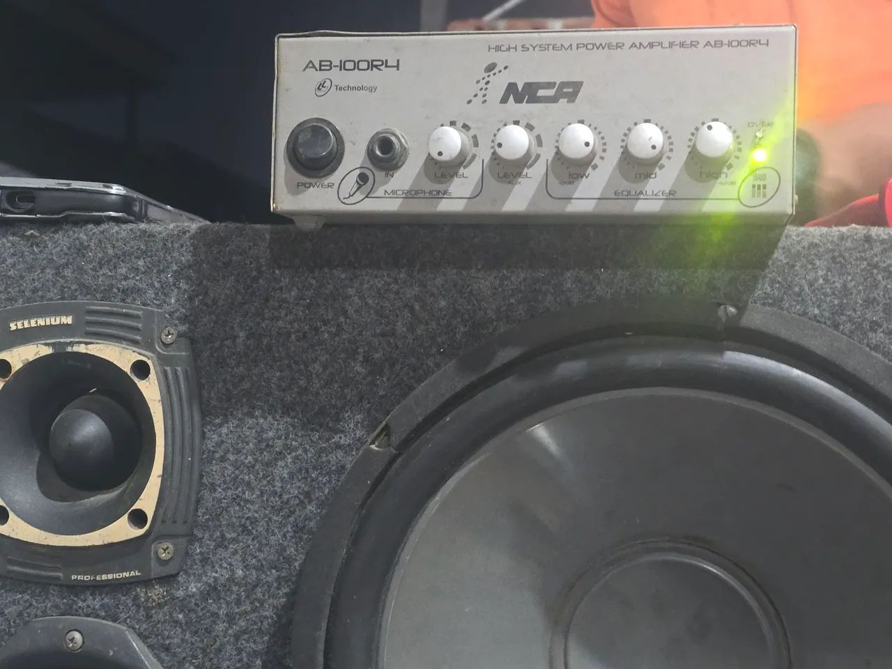 Caixa de Som Trio Selenium com amplificador - Foto 2