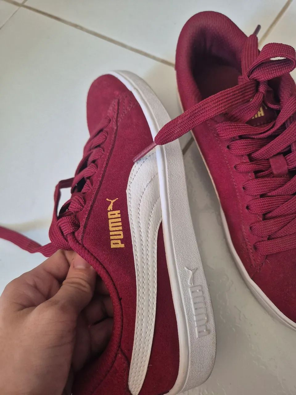 Tênis Puma Suede Vermelho - Foto 2