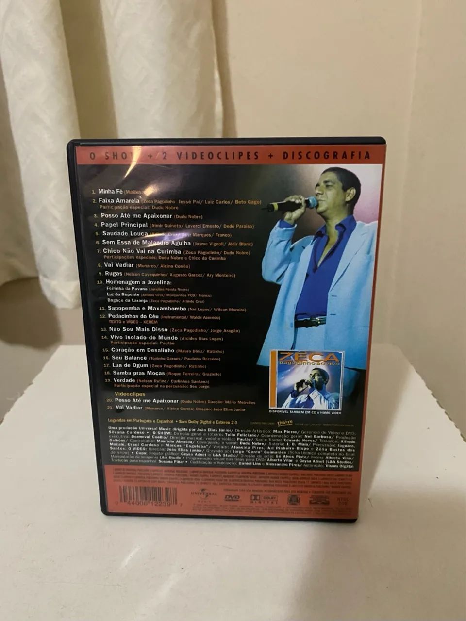 DVD Zeca Pagodinho Ao Vivo - Foto 2