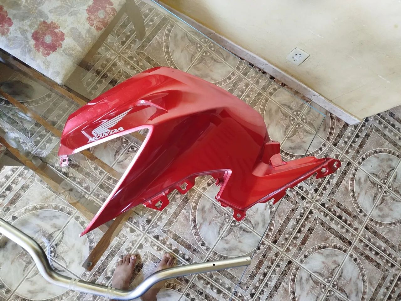 Paralama Dianteiro Honda Vermelho