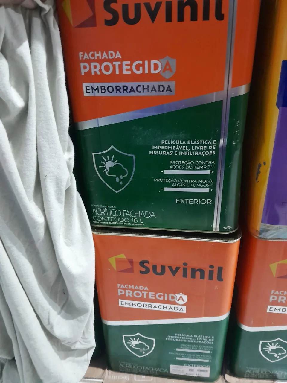 Tinta emborrachada Acrílica Fachada Protegida Suvinil 16L