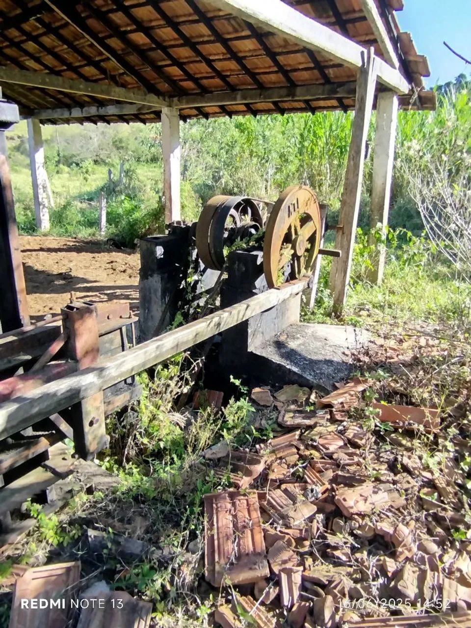 Serra horizontal de madeira pesada desdobramento Metálica Antiga para Projeto Industrial - Foto 4