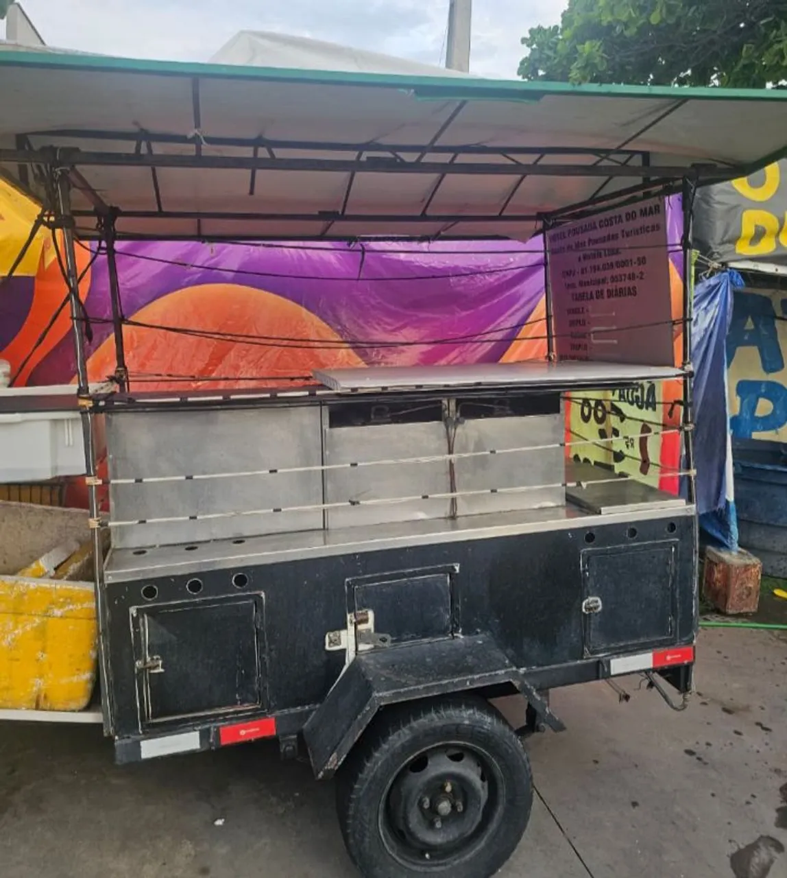 Carrinho trailer para food truck