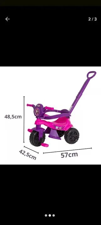  Triciclo Desapego semi novo R$100,00 - Foto 3
