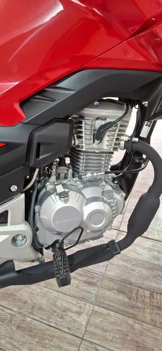 Honda Fan 160 2025 0KM Vermelha - Foto 9