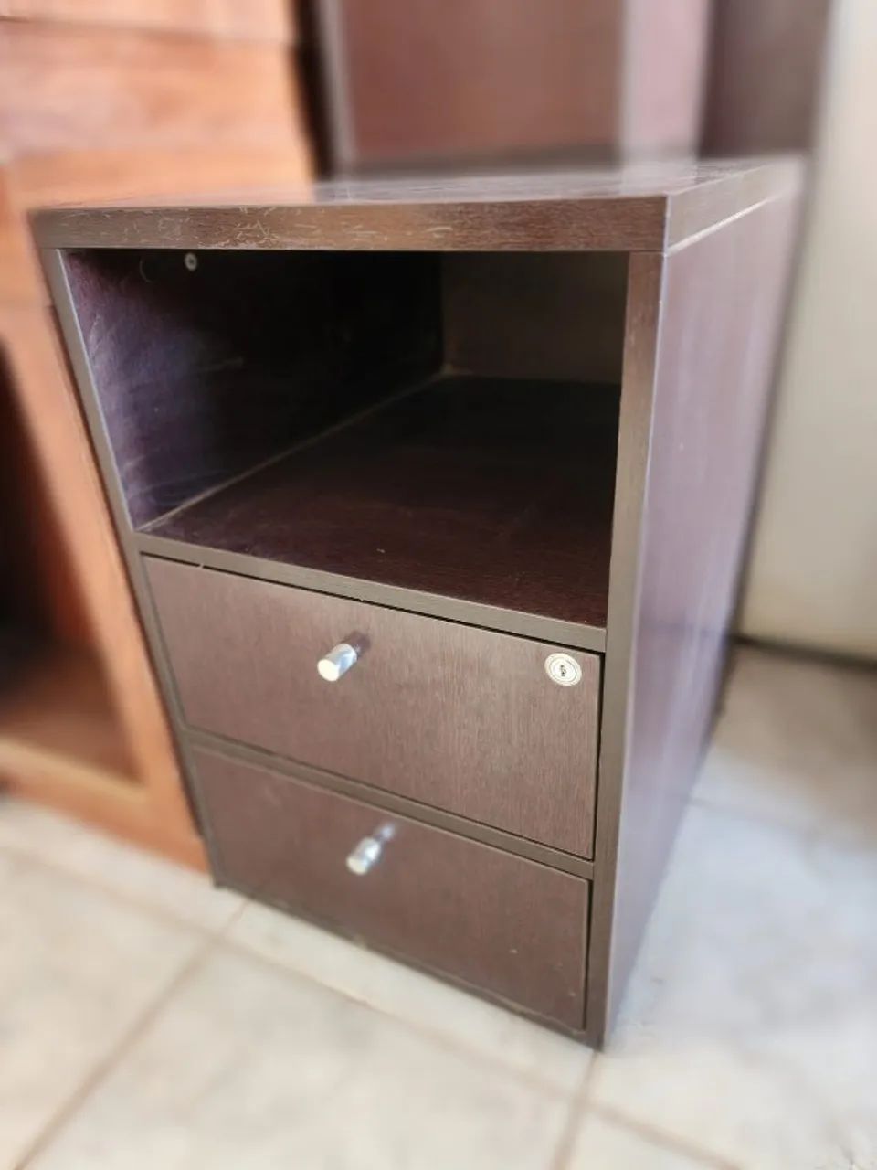 Gaveteiro Mogno todo em MDF - Foto 3