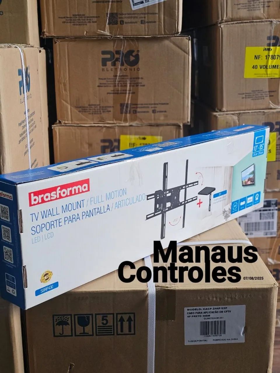 Suporte para tvs até 85 polegadas articulado 