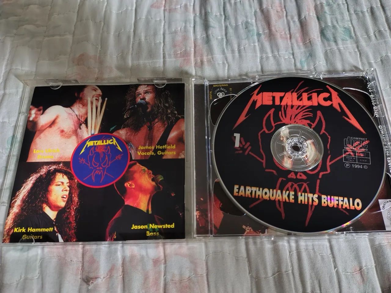 Cd metallica earthquake hits Buffalo duplo  - Foto 3
