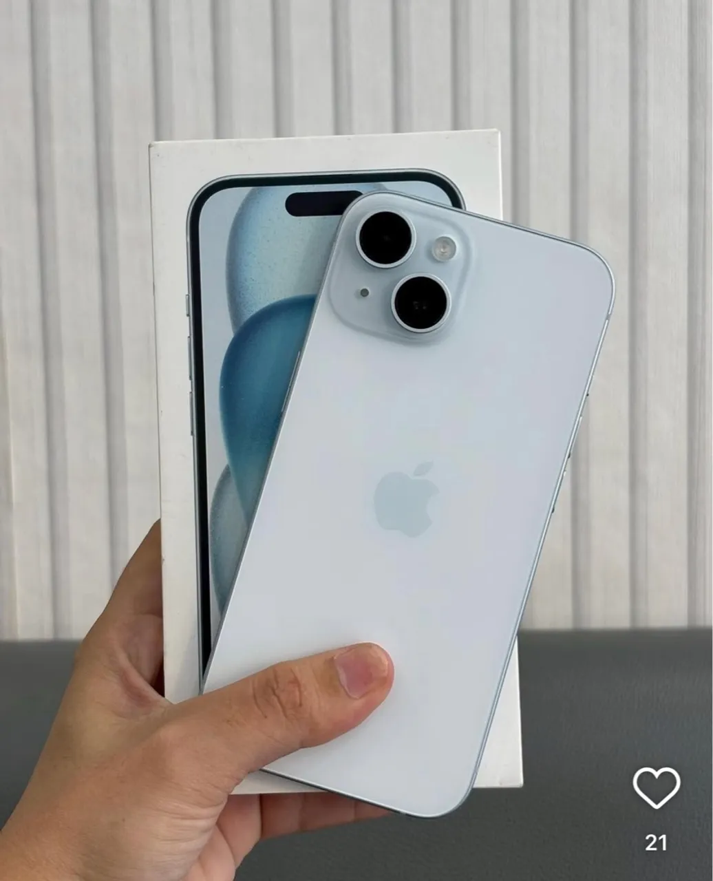 Vendo ou Troco iPhone 15 128Gb Completo
