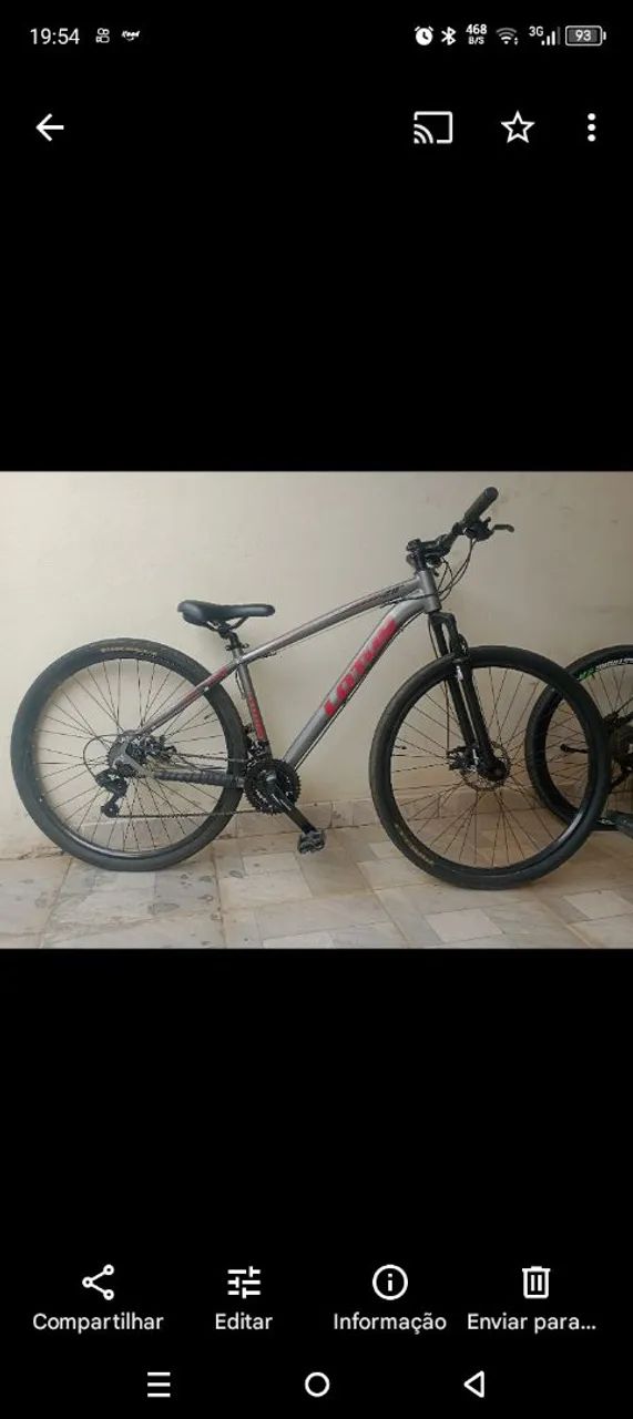 Bicicleta lótus aro 29 toda Shimano bike muito leve pra andar, mais suporte de carro,.bici - Foto 2