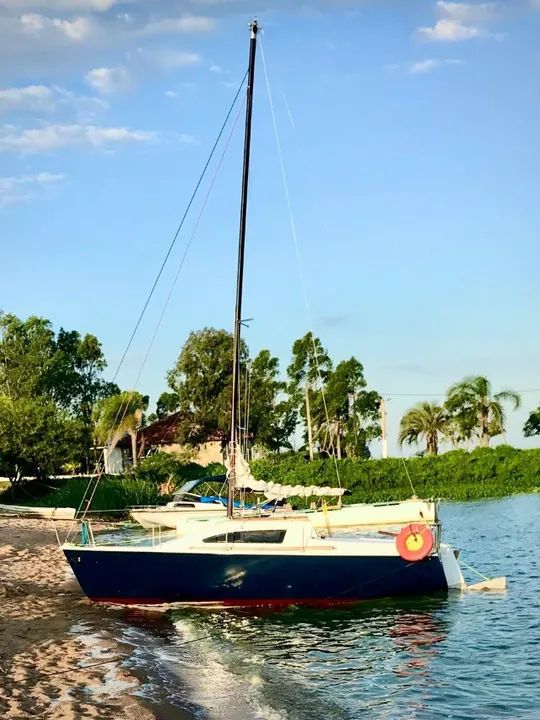 VELEIRO DELTA 17 - QUILHA GUILHOTINA - ZERO CALADO!!  - Foto 5