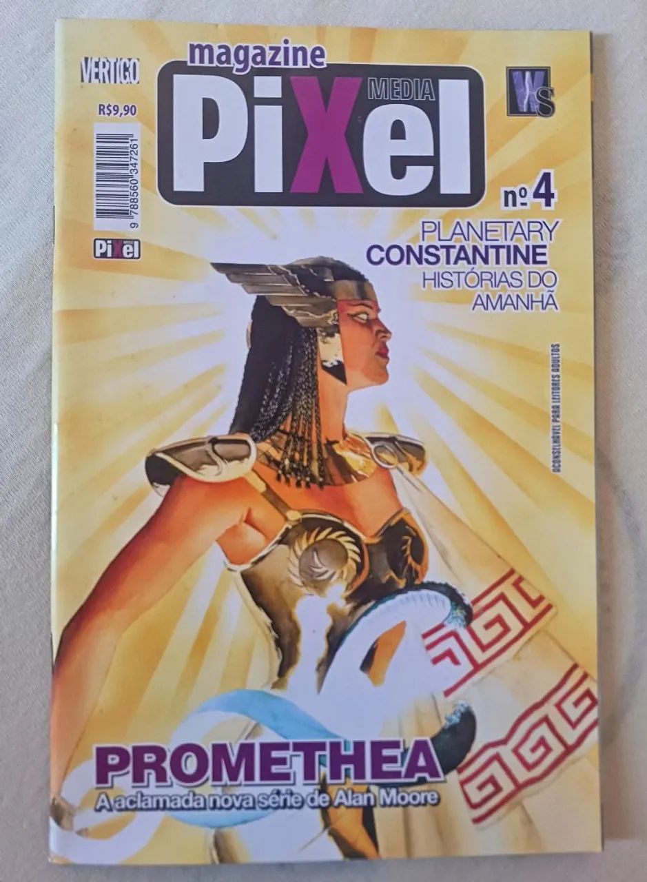 Pixel Media Magazine Vertigo n 4 Promethea Hellblazer Planetary