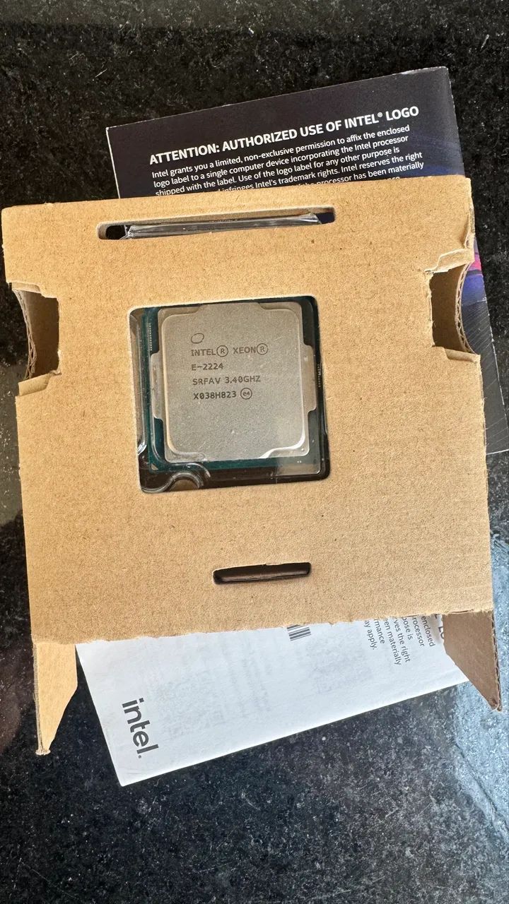 Processador Intel xeon e-2224 - Foto 2