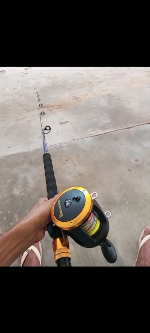 Carretilha Kratos 40 e Vara Kratos 120lb