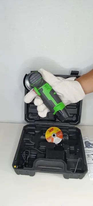 Mini esmerilhadeira 12v  - Foto 2