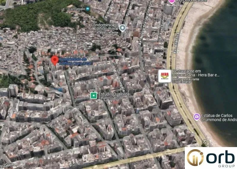 Leilão de Apartamento de 1 Quarto em Copacabana, Rio de Janeiro-RJ: 3 Salas, 1 Banheiro, 2 - Foto 2