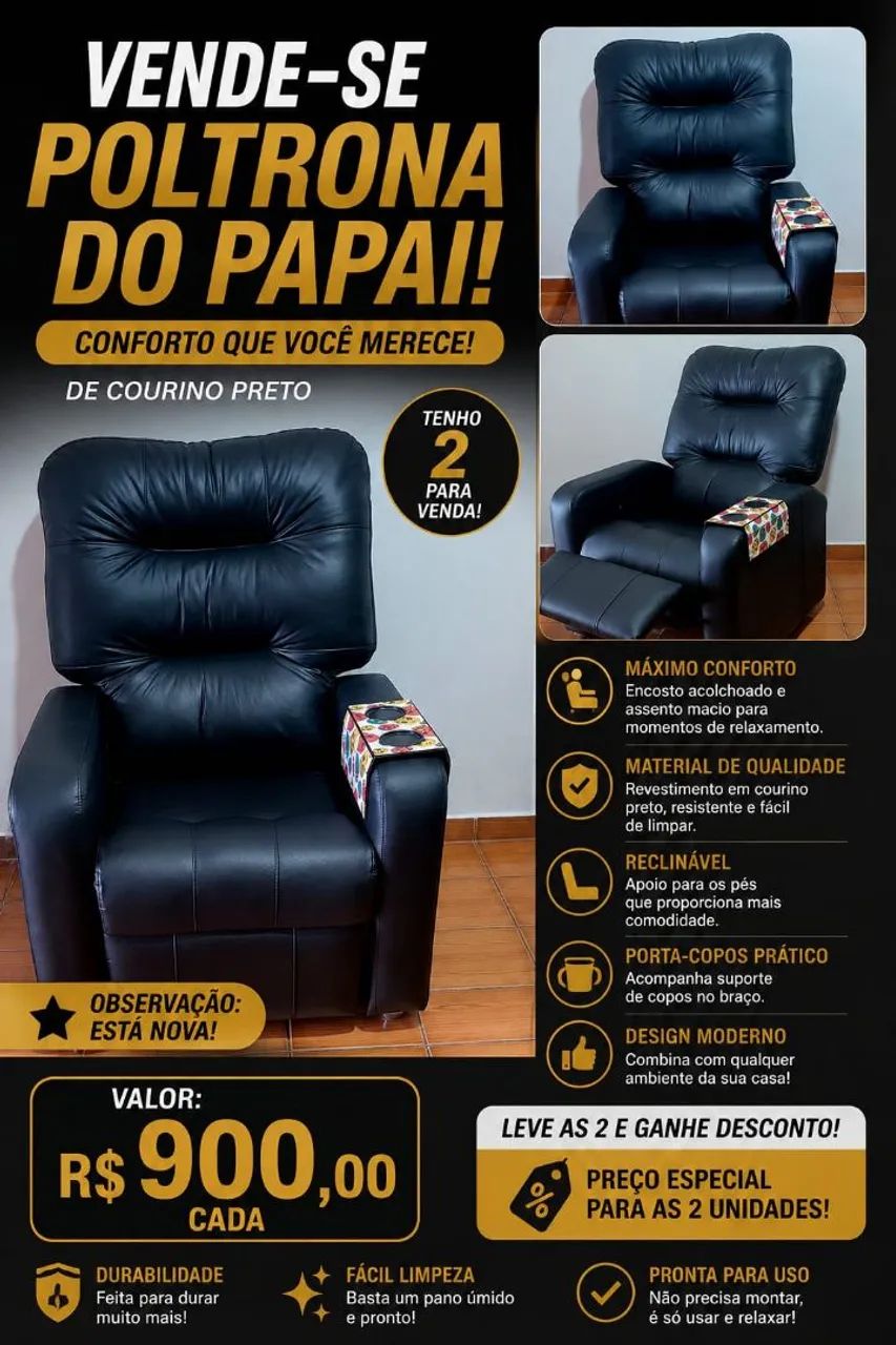 Poltrona super confortável 