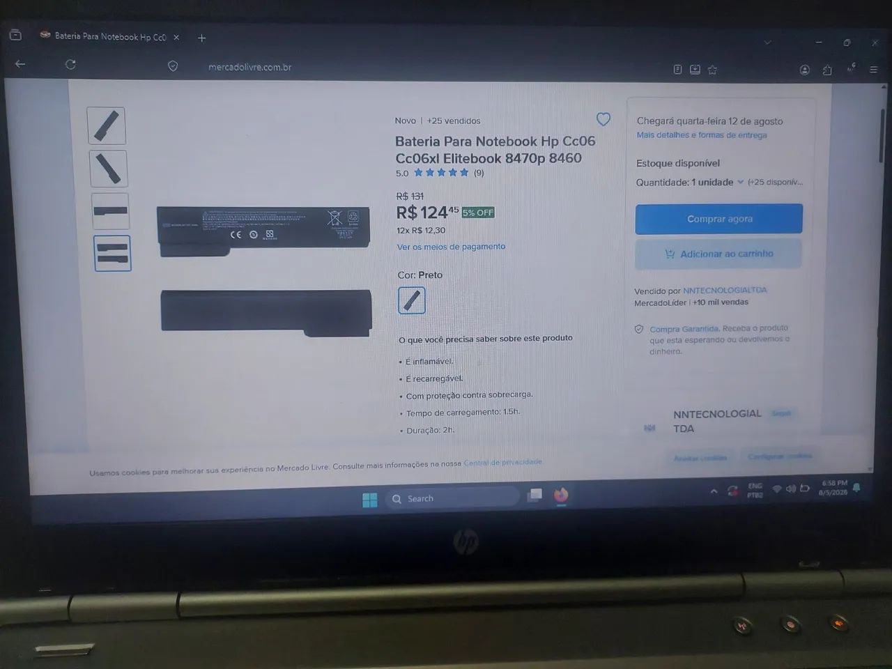 Hp Elitebook 8470p  - Foto 3