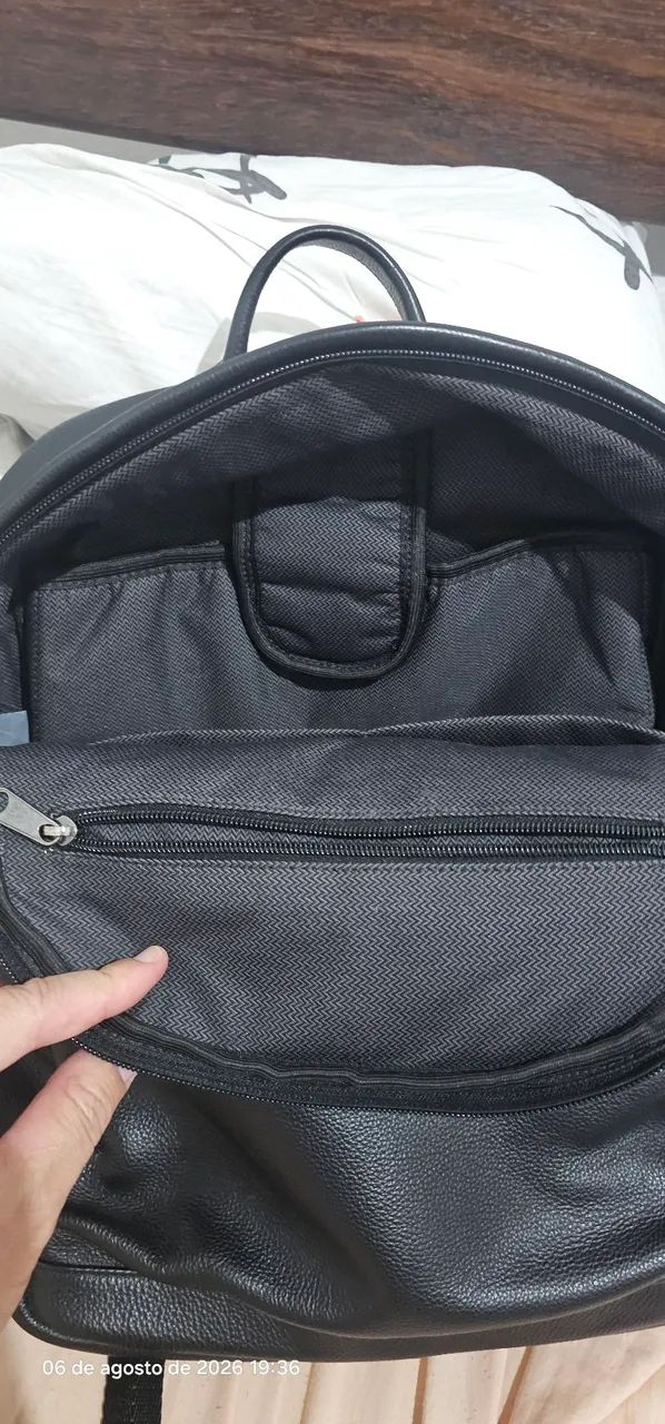 Mochila couro nova  - Foto 3