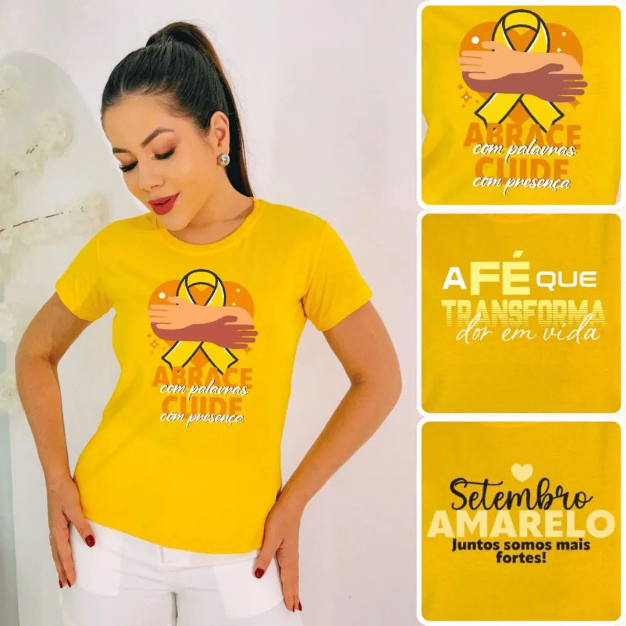 Camisetas setembro amarelo  - Foto 2