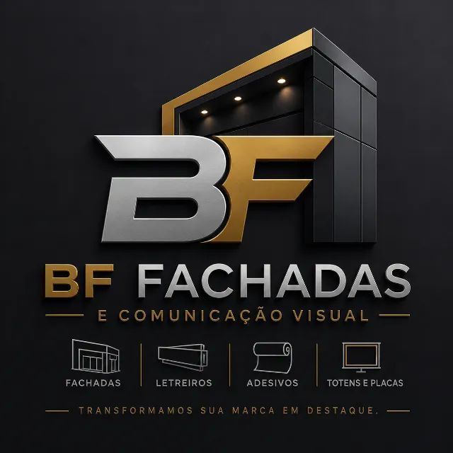 Faço sua fachada adesivos e letreiros 