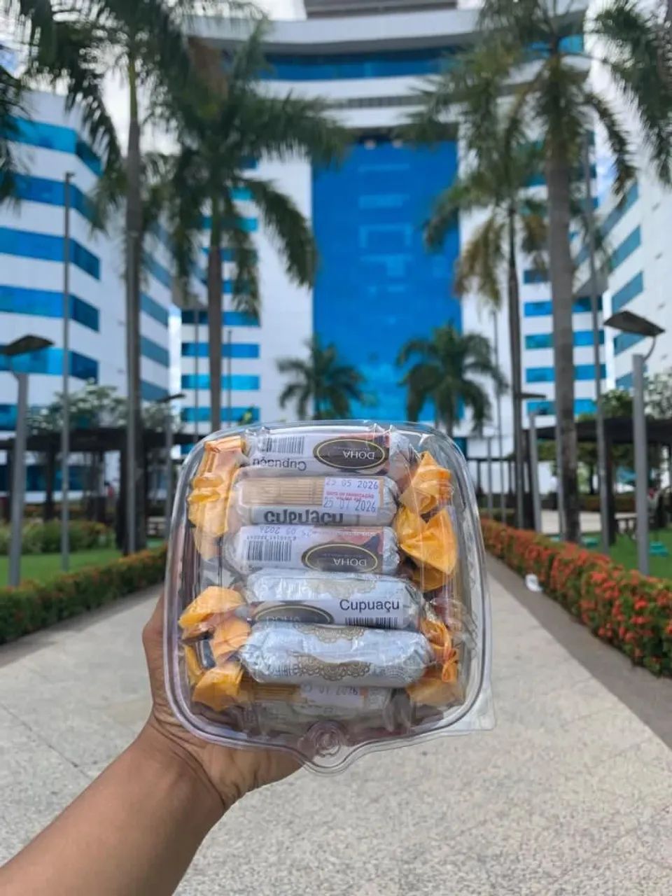 Bombons artesanal Doha cupuaçu e castanha 