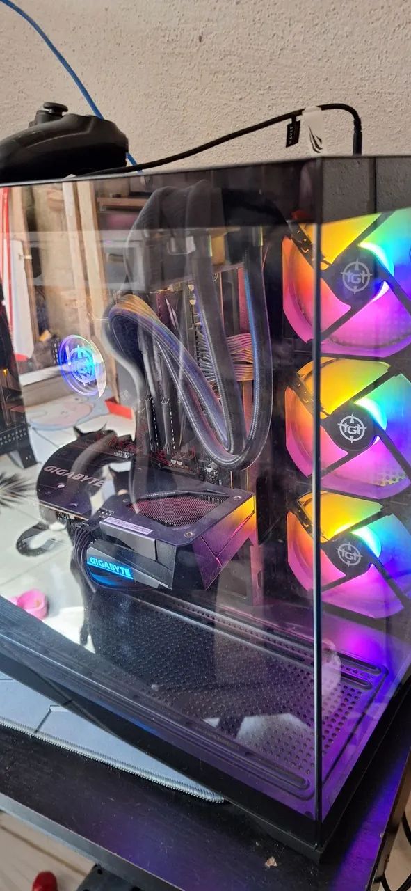 PC GAMER COMPLETO COM PERIFÉRICOS E CADEIRA GAMER JUNTO  - Foto 2