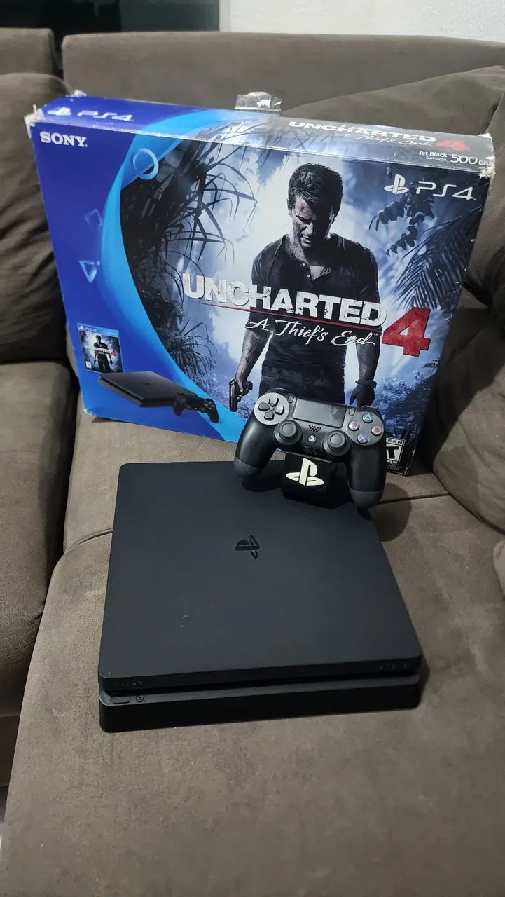 Ps4 slim 500GB $ 1.400 reais, Jequié BA - Foto 2