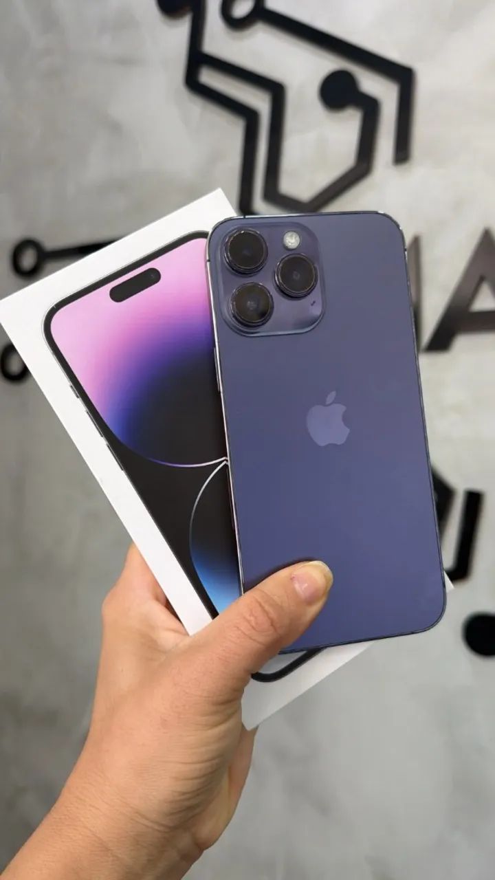 iPhone 14 Pro Max Deep Purple - 256GB - Celulares e Smartphones