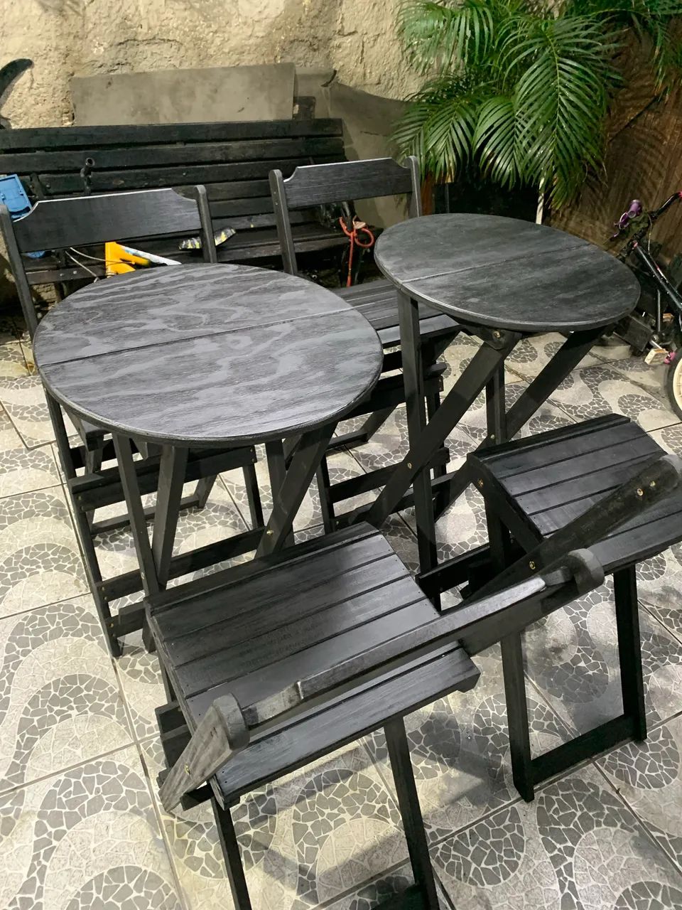 Jogo de mesa bistrô alta  - Foto 2