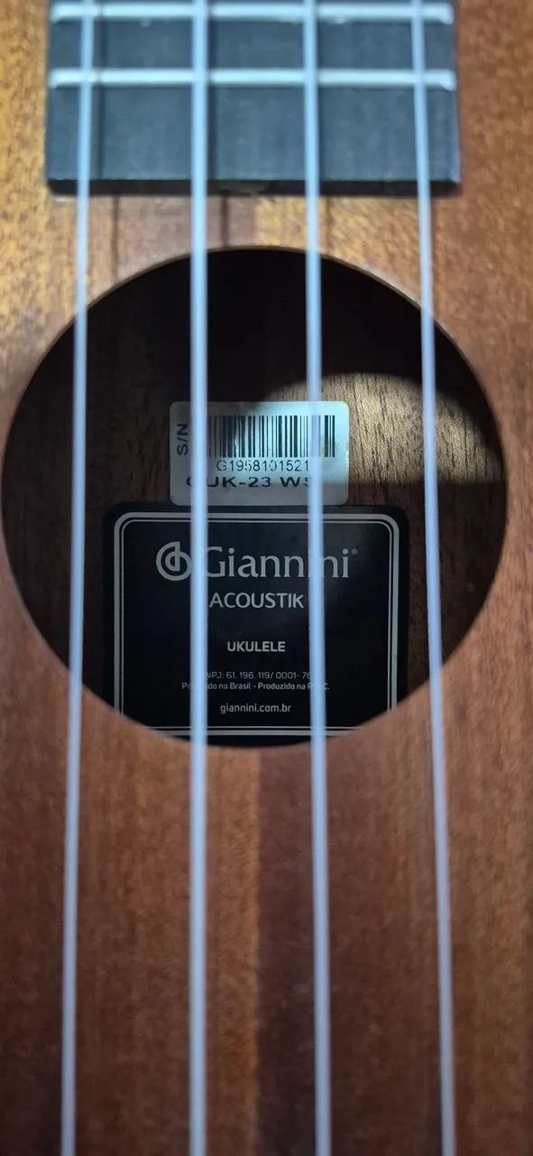 Ukulele Giannini Acoustik com capa - Foto 2
