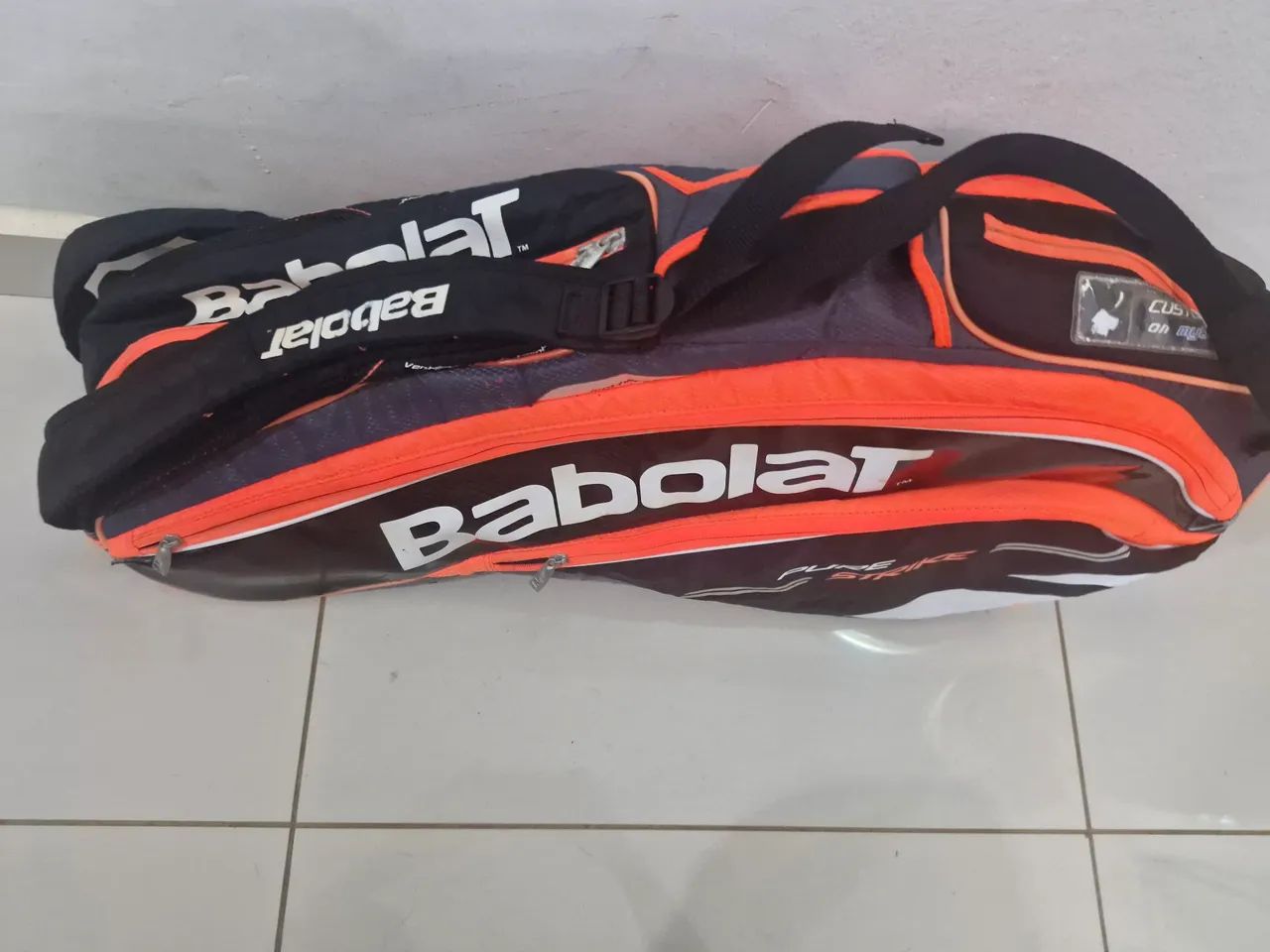 Raqueteira Babolat Pure Strike + raquete de tênis Wilson Advantage 95 - Foto 6