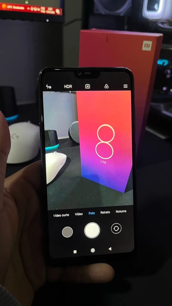 Celular Xiaomi Mi 8 Lite tudo funcionando e tudo original - Foto 4
