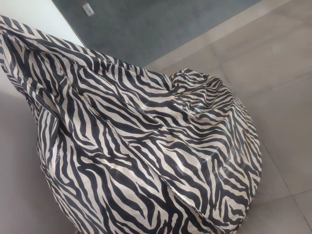 Puff gigante zebra
