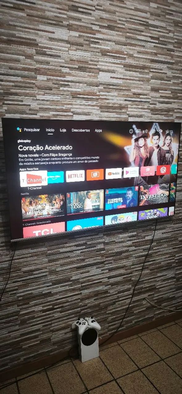 TV TCL 65" 4K + TV 32" de BRINDE