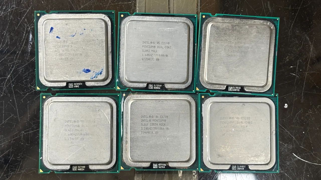 Lote com 21 Processadores Intel LGA775 (Core 2 Quad, Core 2 Duo e Pentium) - Foto 4