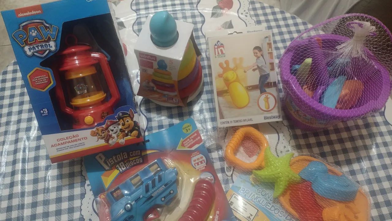 Kit brinquedos 