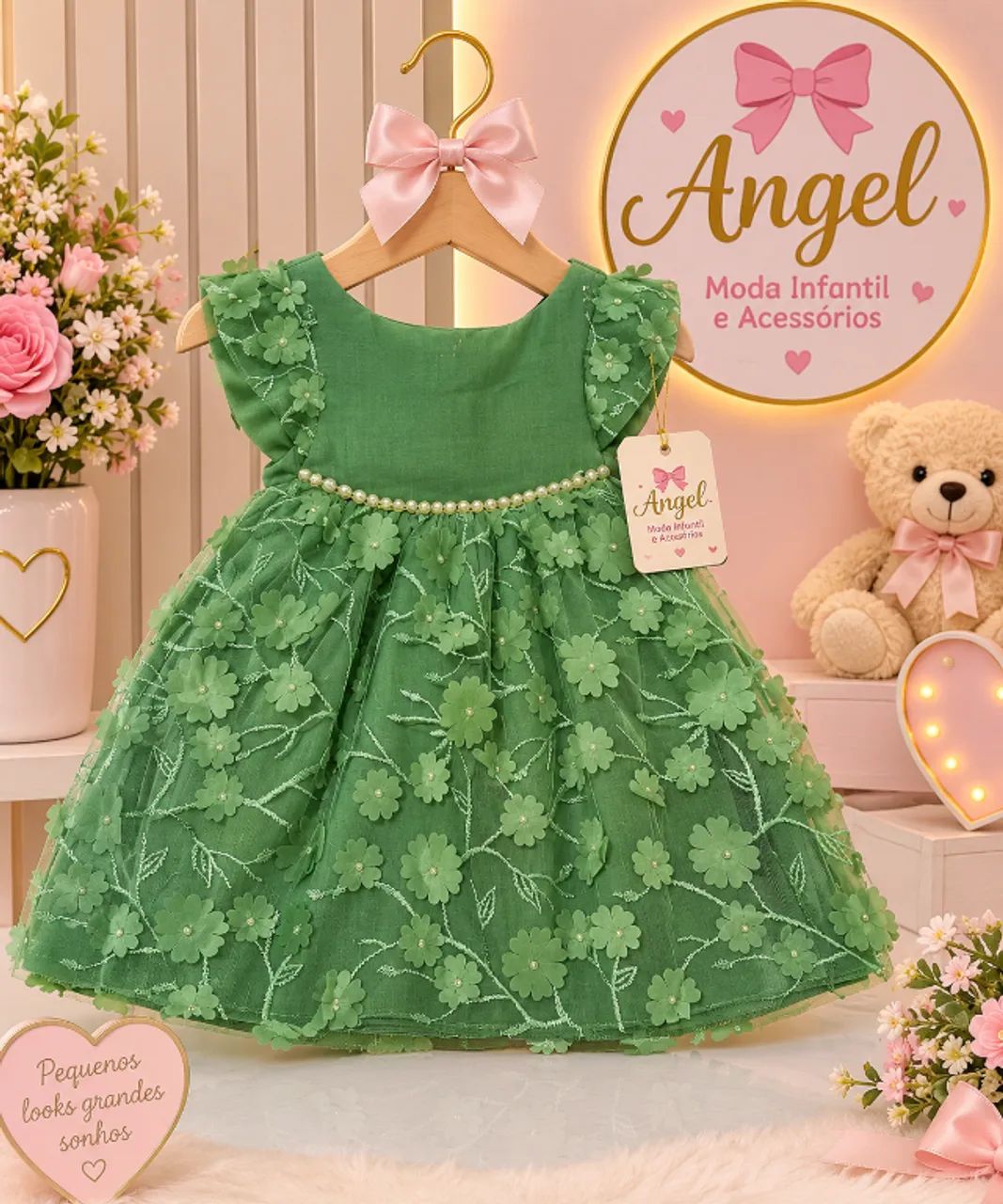 Vestido bebê 1 ano