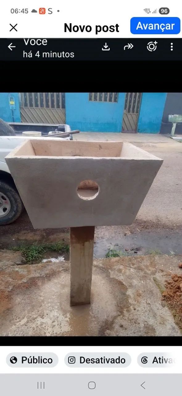Lixeira disponível